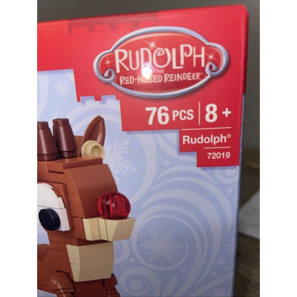 Brick Craft Rudolph The Red Nosed Reindeer Clarice Building Set 76 Pcs 72019 New